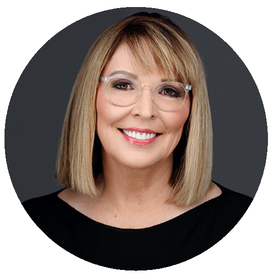 Gail Doby, business coach Gail Doby - headshot circle transparent bkgd