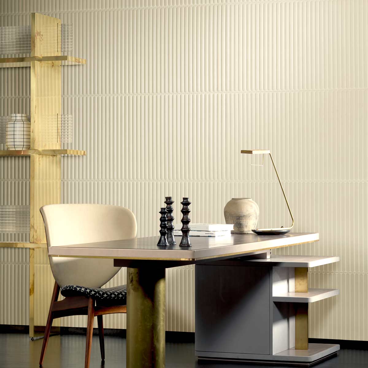 Create a Quieter Home Office with Wallcoverings From Studio K