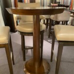 8215 CAFE TABLES (2) AVAILABLE/ 30"DIAM X 34"HT